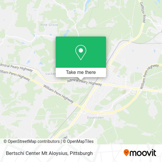 Mapa de Bertschi Center Mt Aloysius