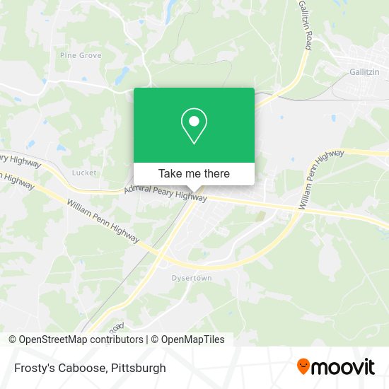 Mapa de Frosty's Caboose