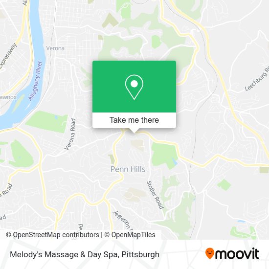 Melody's Massage & Day Spa map