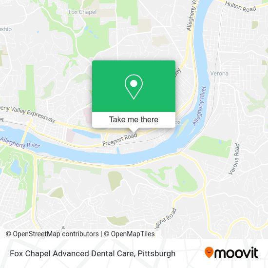 Mapa de Fox Chapel Advanced Dental Care