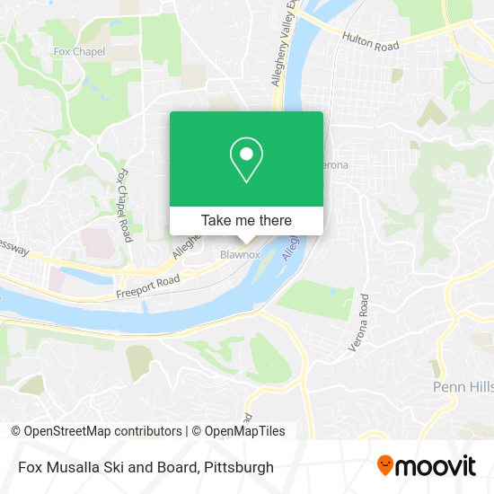 Fox Musalla Ski and Board map