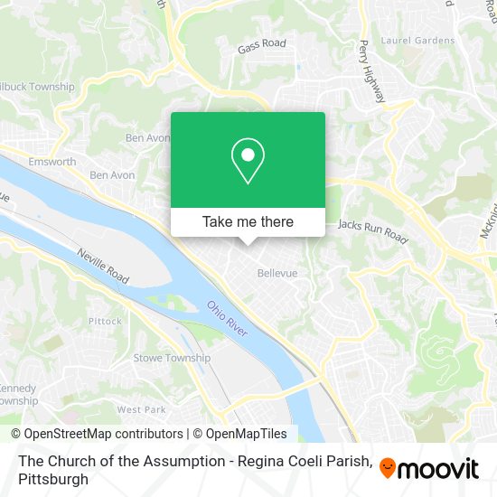 Mapa de The Church of the Assumption - Regina Coeli Parish