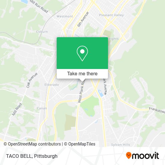 TACO BELL map