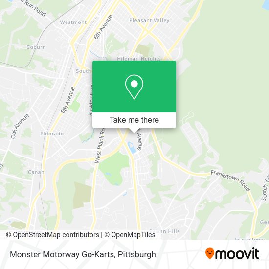 Mapa de Monster Motorway Go-Karts