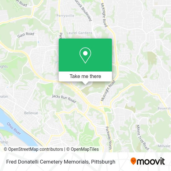 Fred Donatelli Cemetery Memorials map
