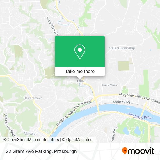 22 Grant Ave Parking map
