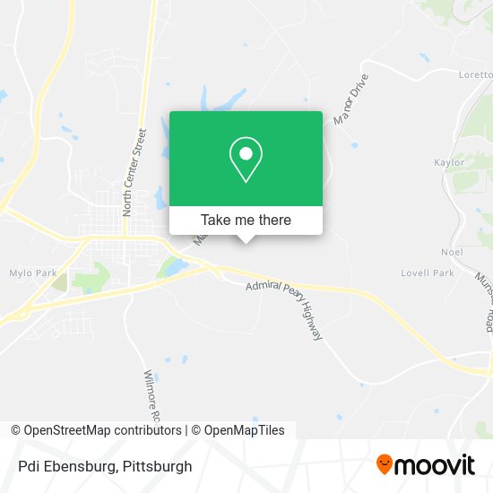 Mapa de Pdi Ebensburg