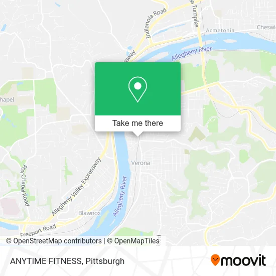 ANYTIME FITNESS map