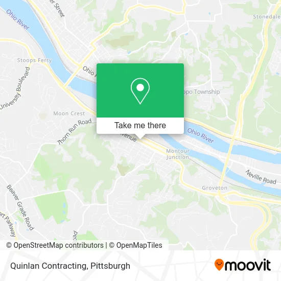 Mapa de Quinlan Contracting