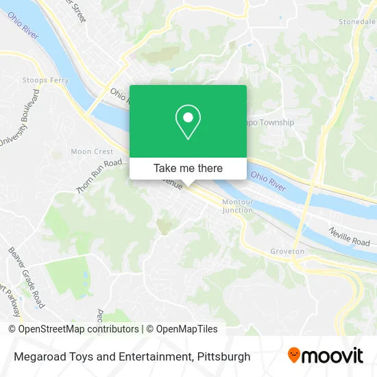 Mapa de Megaroad Toys and Entertainment