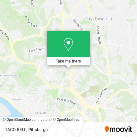 TACO BELL map