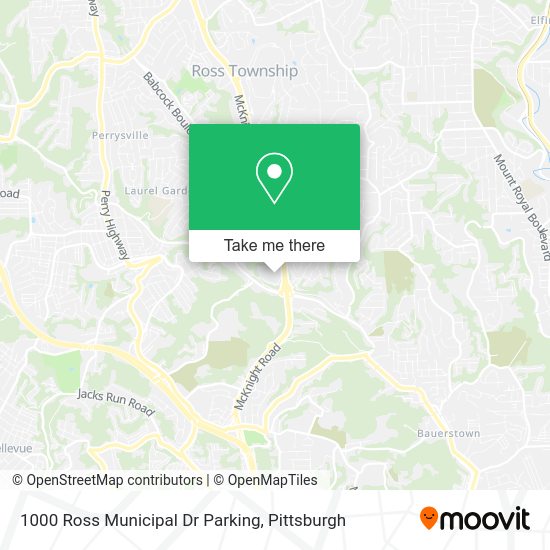 Mapa de 1000 Ross Municipal Dr Parking