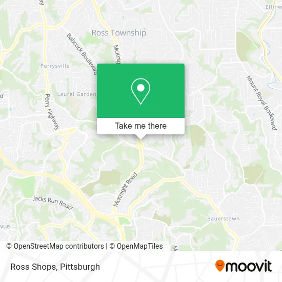 Ross Shops map