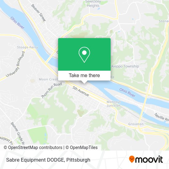 Sabre Equipment DODGE map