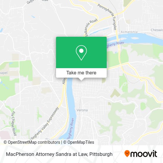 MacPherson Attorney Sandra at Law map