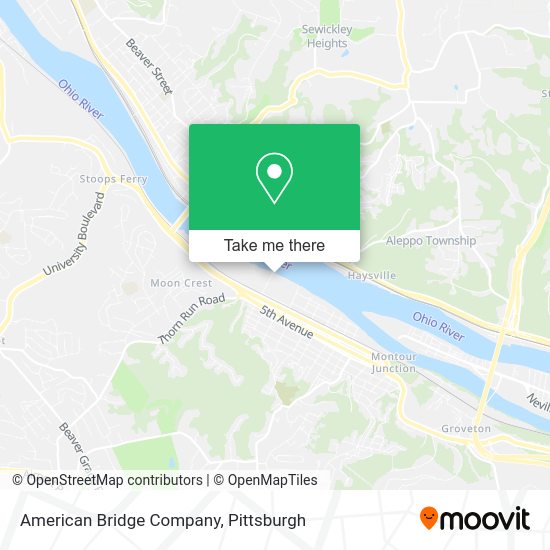 American Bridge Company map