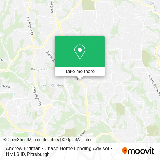 Andrew Erdman - Chase Home Lending Advisor - NMLS ID map