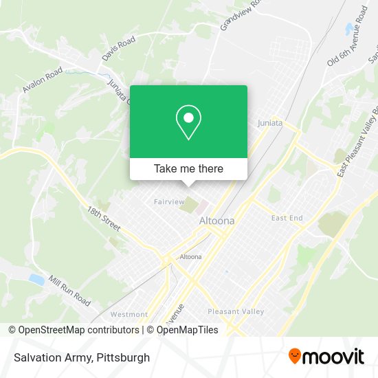 Mapa de Salvation Army