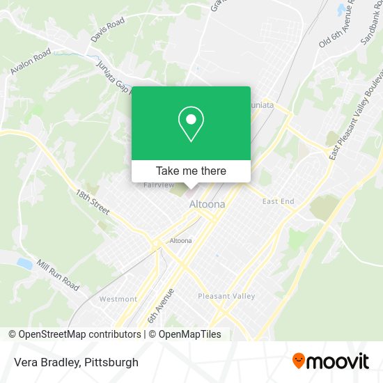 Mapa de Vera Bradley