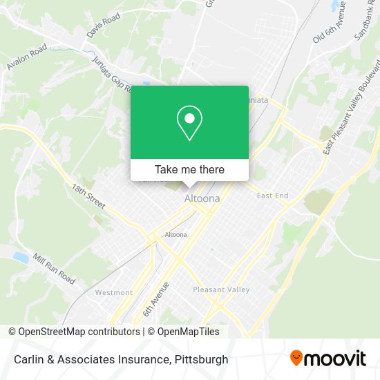 Carlin & Associates Insurance map