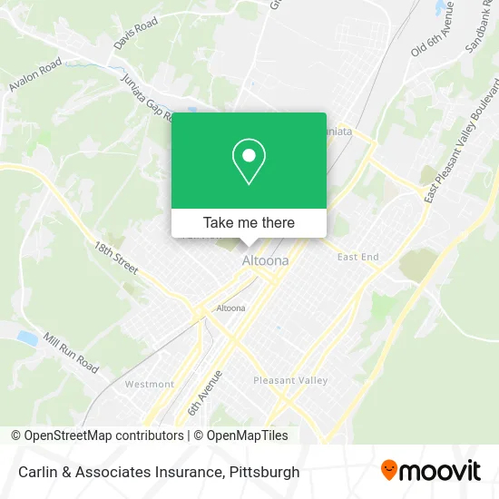 Carlin & Associates Insurance map