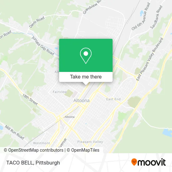 TACO BELL map