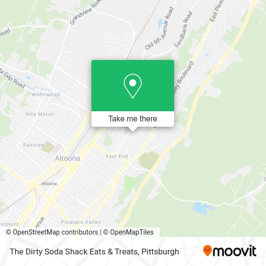 The Dirty Soda Shack Eats & Treats map