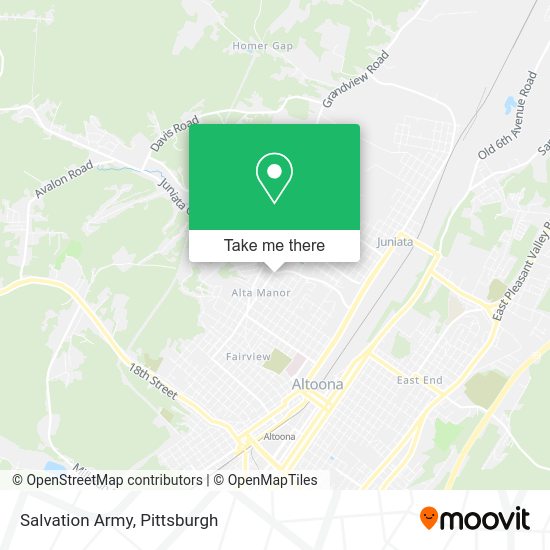 Mapa de Salvation Army