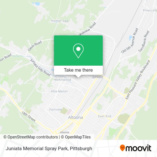Mapa de Juniata Memorial Spray Park