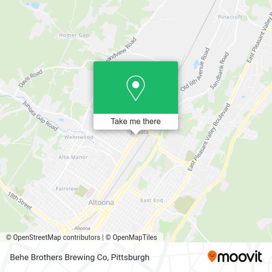 Behe Brothers Brewing Co map