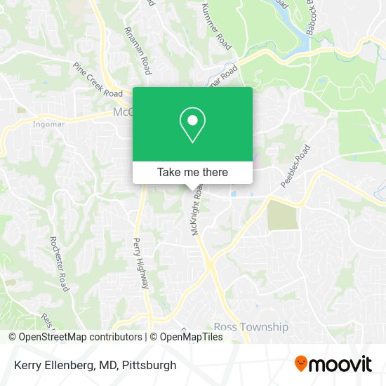 Kerry Ellenberg, MD map