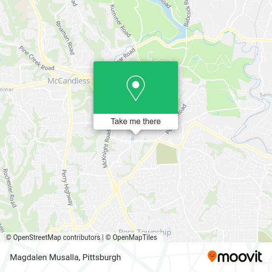Magdalen Musalla map