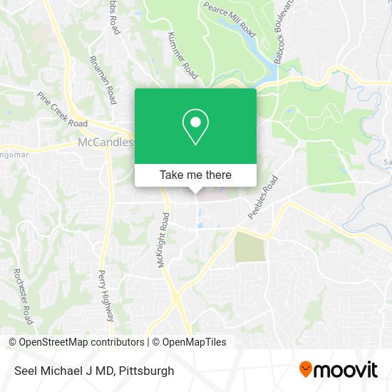 Seel Michael J MD map