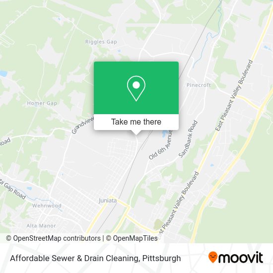Affordable Sewer & Drain Cleaning map