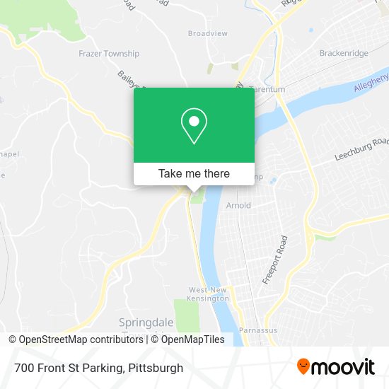 700 Front St Parking map