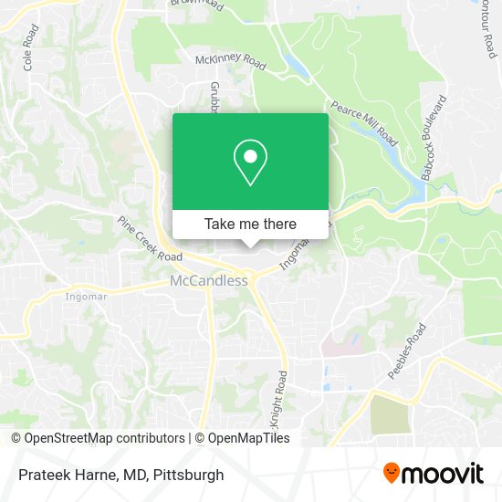 Prateek Harne, MD map