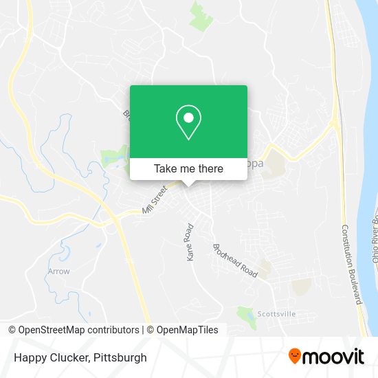 Happy Clucker map