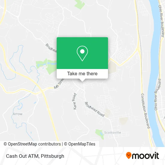 Cash Out ATM map