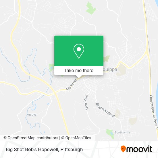 Big Shot Bob's Hopewell map