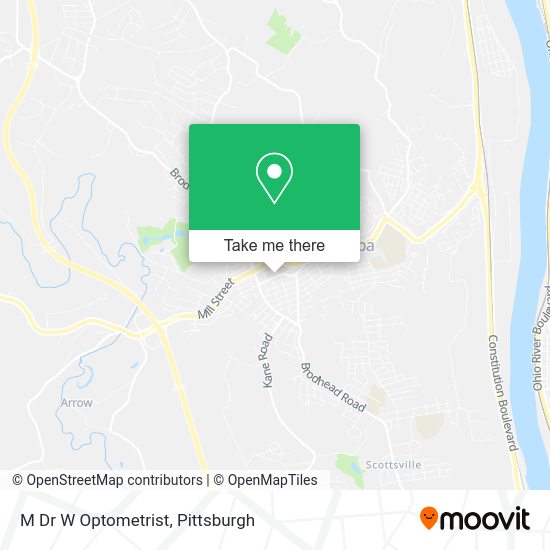 M Dr W Optometrist map