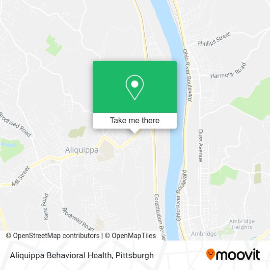 Aliquippa Behavioral Health map