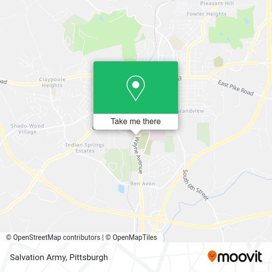 Mapa de Salvation Army