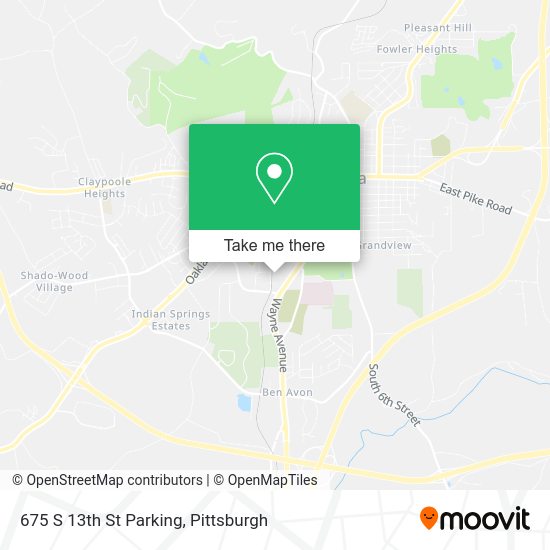675 S 13th St Parking map