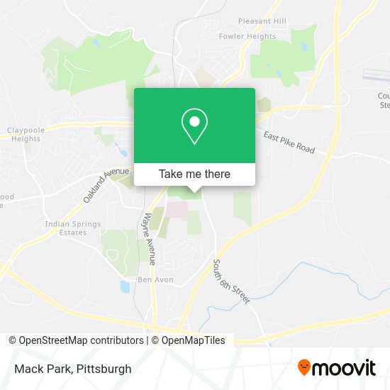 Mapa de Mack Park