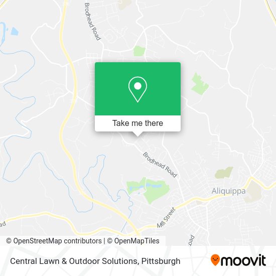 Central Lawn & Outdoor Solutions map