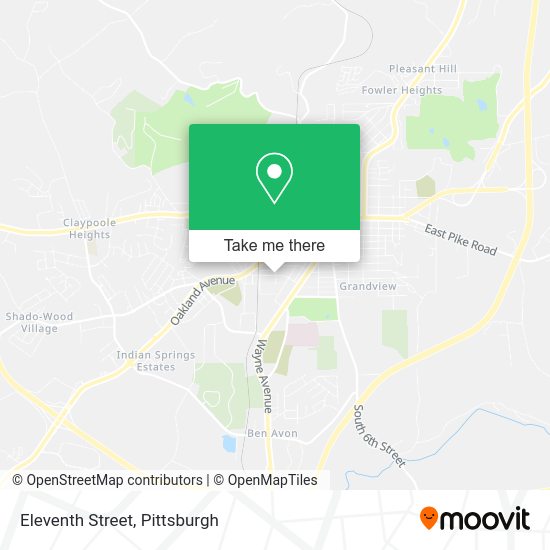 Mapa de Eleventh Street