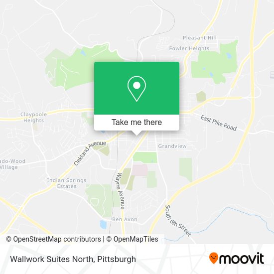 Wallwork Suites North map