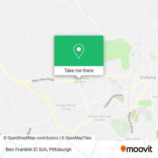 Ben Franklin El Sch map