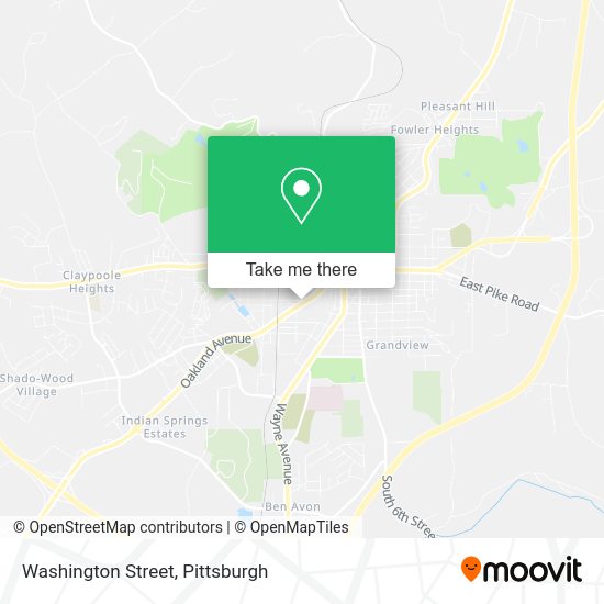 Mapa de Washington Street