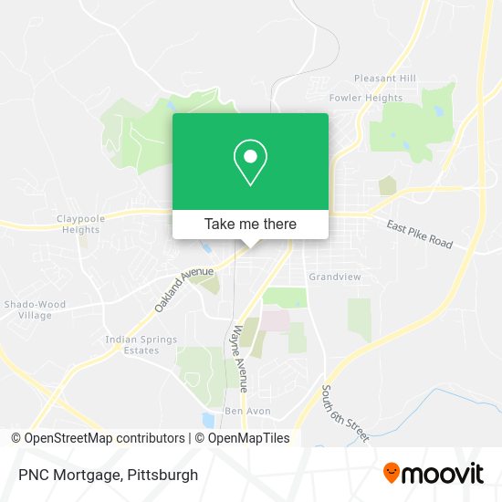 Mapa de PNC Mortgage